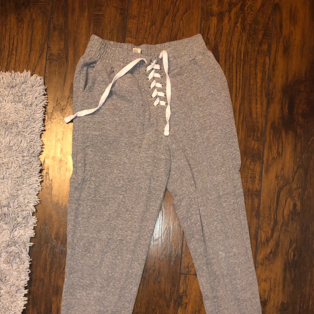 forever 21 sweatpants gray